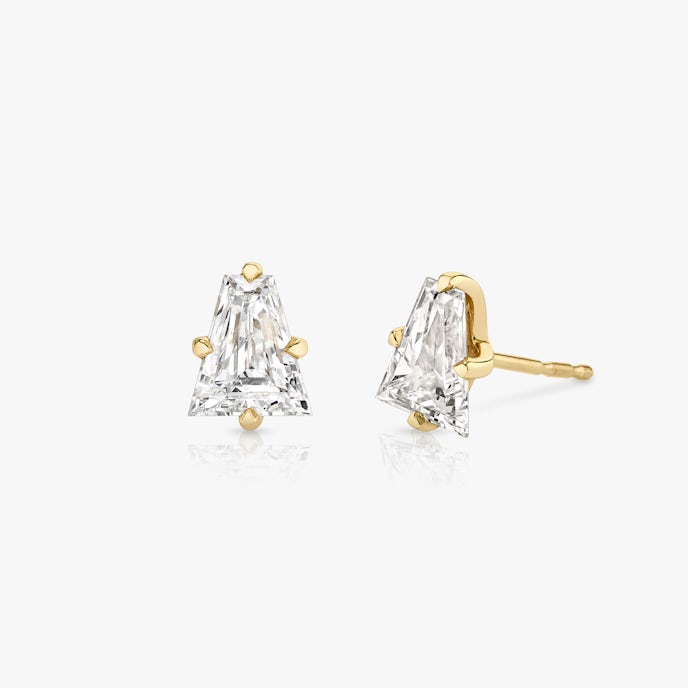 Clou d'oreille Iconic VRAIKeystone | Yellow Gold