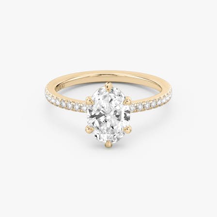oval signature prong ring