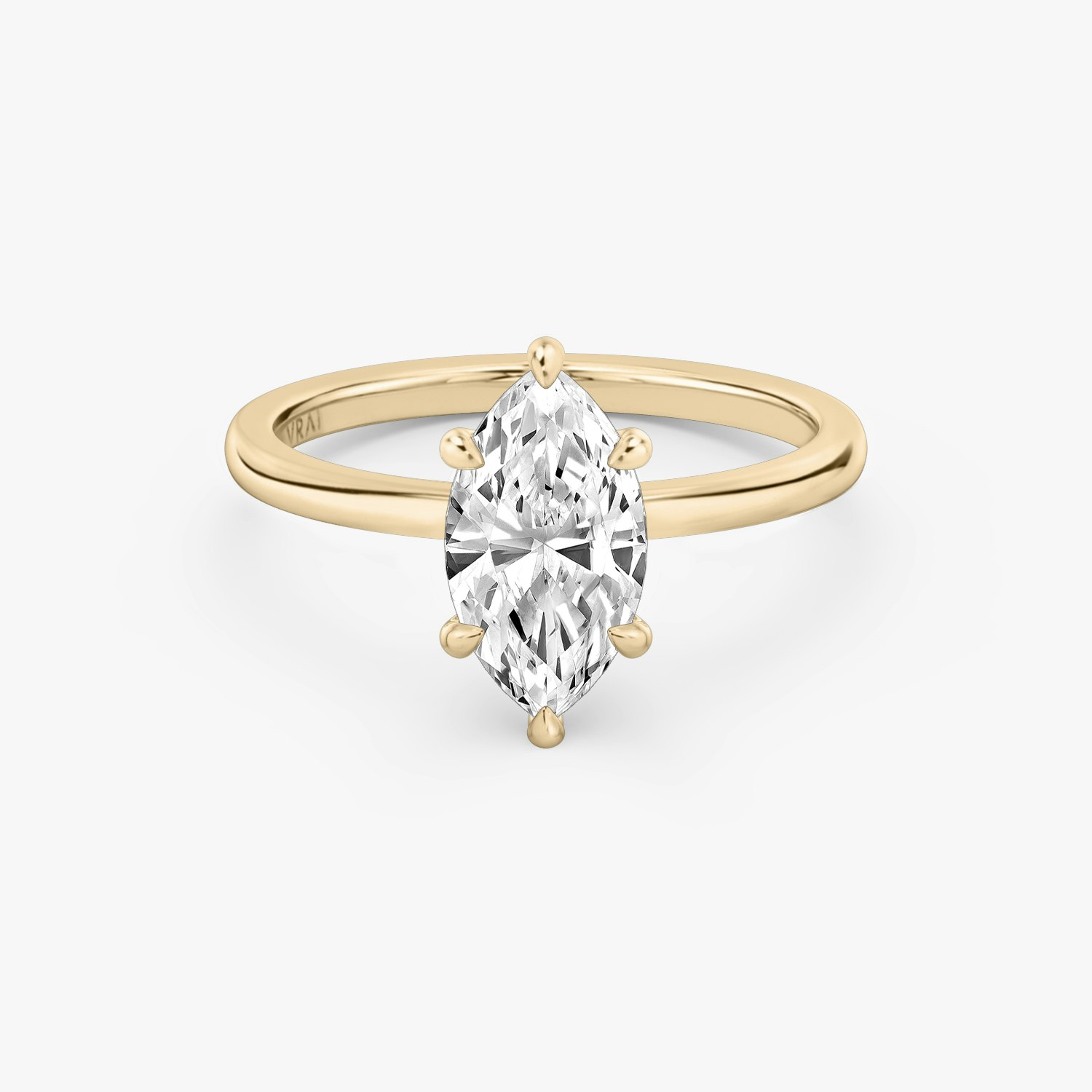 Signature 6 Prong Marquise Engagement Ring | 14k Rose Gold