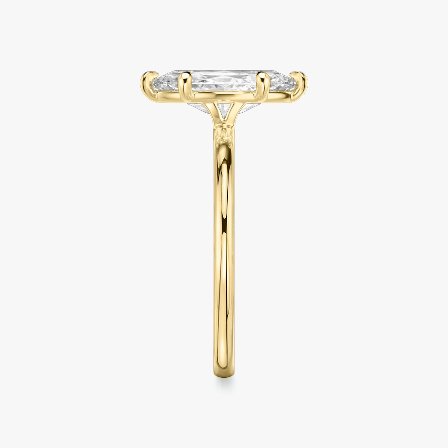 The Signature 6 Prong | marquise | 18k | yellow-gold | bandAccent: plain | diamondOrientation: vertical | caratWeight: other