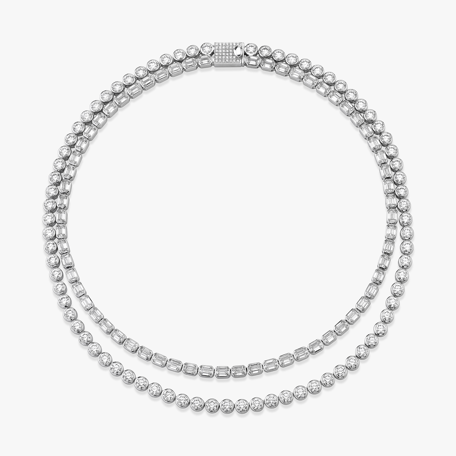 Macy's 14k White Gold Necklace, 18