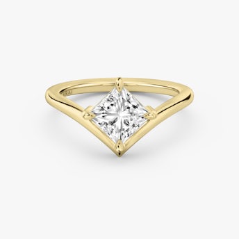 Signature V Princess Diamond Ring