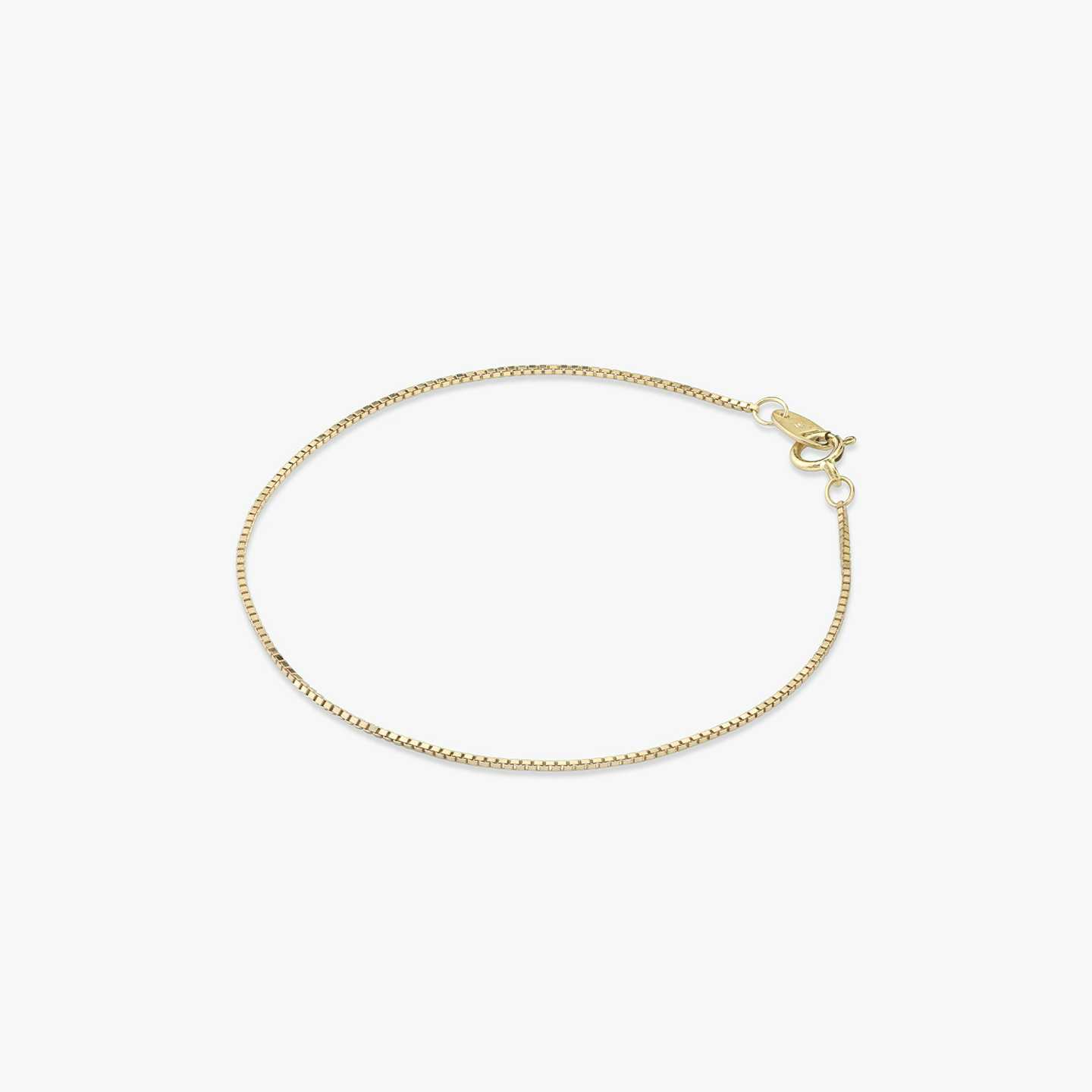 Silk Box Bracelet | 14k Solid Gold | Vrai