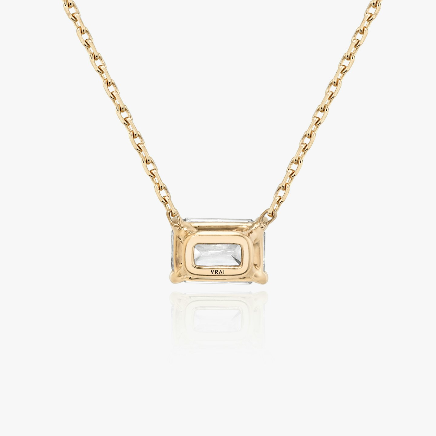 Solitaire Diamond Necklace Closeup image of Solitaire Diamond Necklace