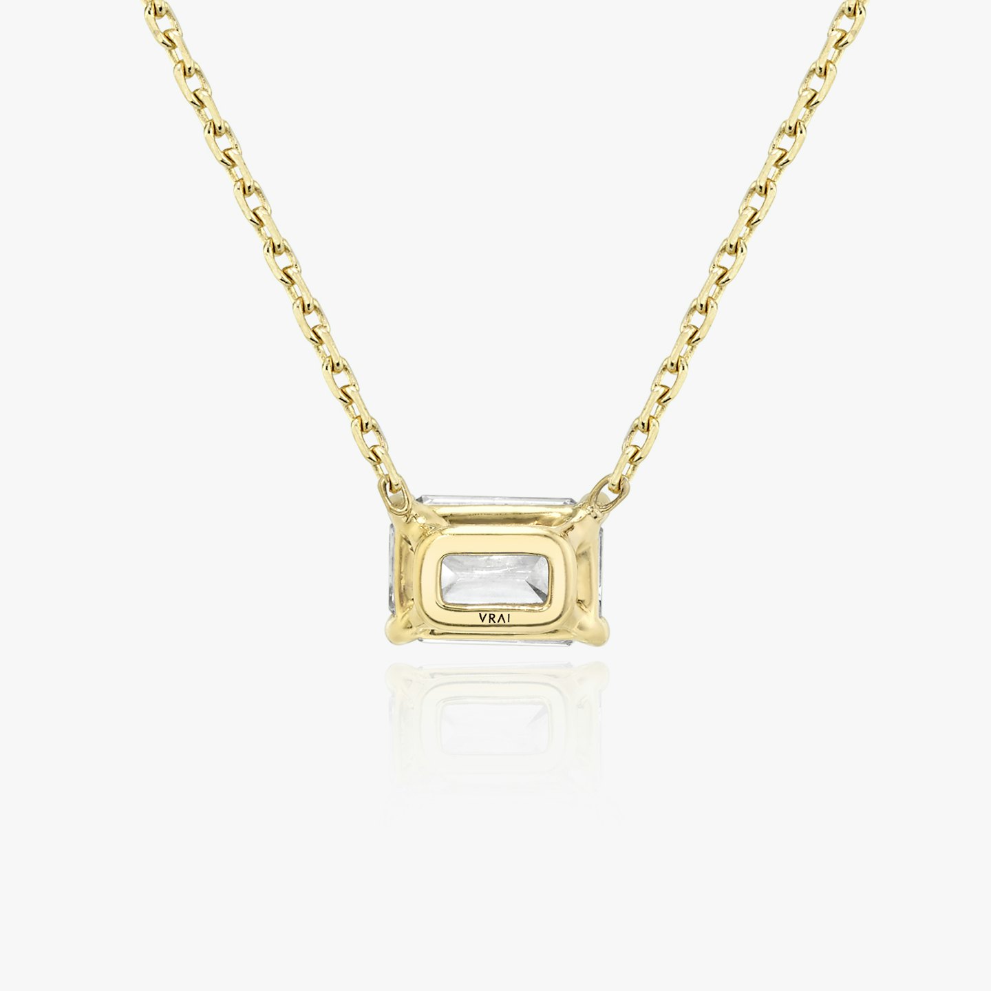 Solitaire Diamond Necklace Closeup image of Solitaire Diamond Necklace