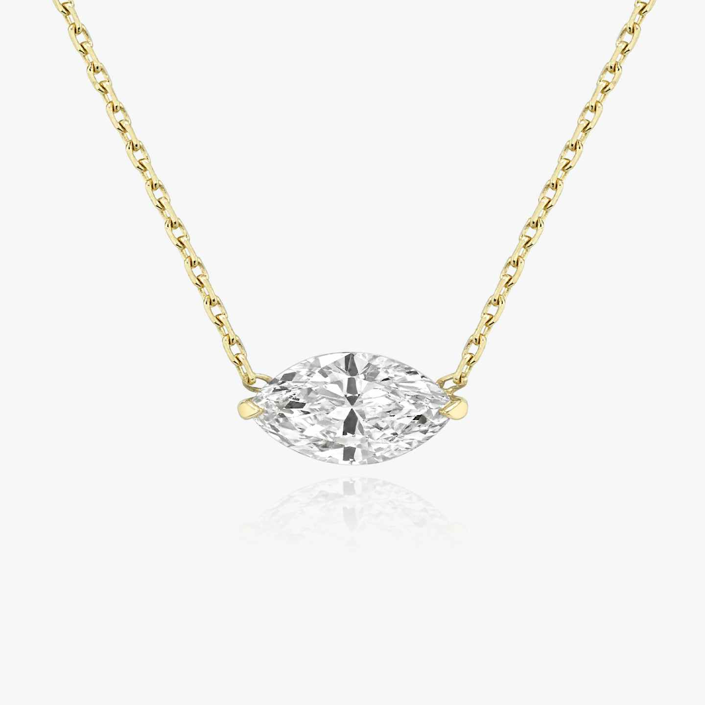 Solitaire Diamond Necklace Closeup image of Solitaire Diamond Necklace