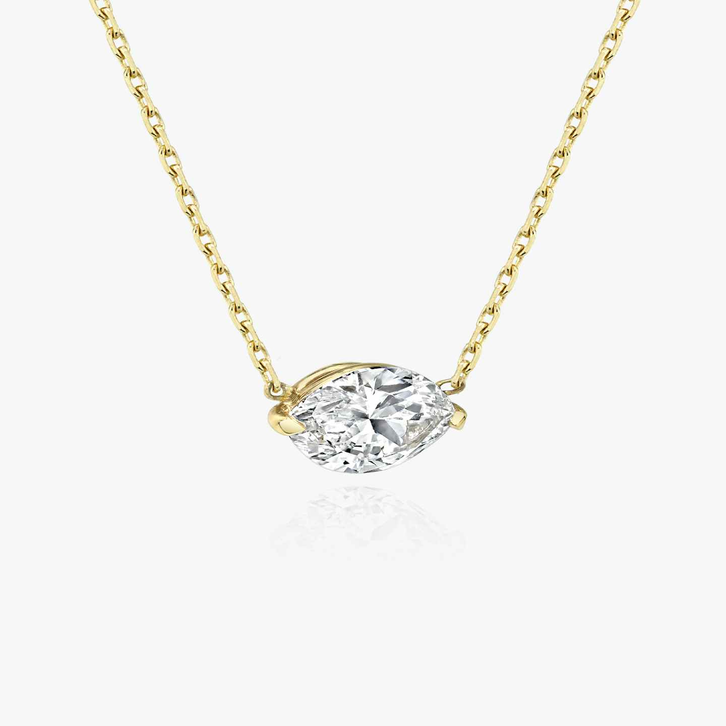 Solitaire Diamond Necklace Closeup image of Solitaire Diamond Necklace