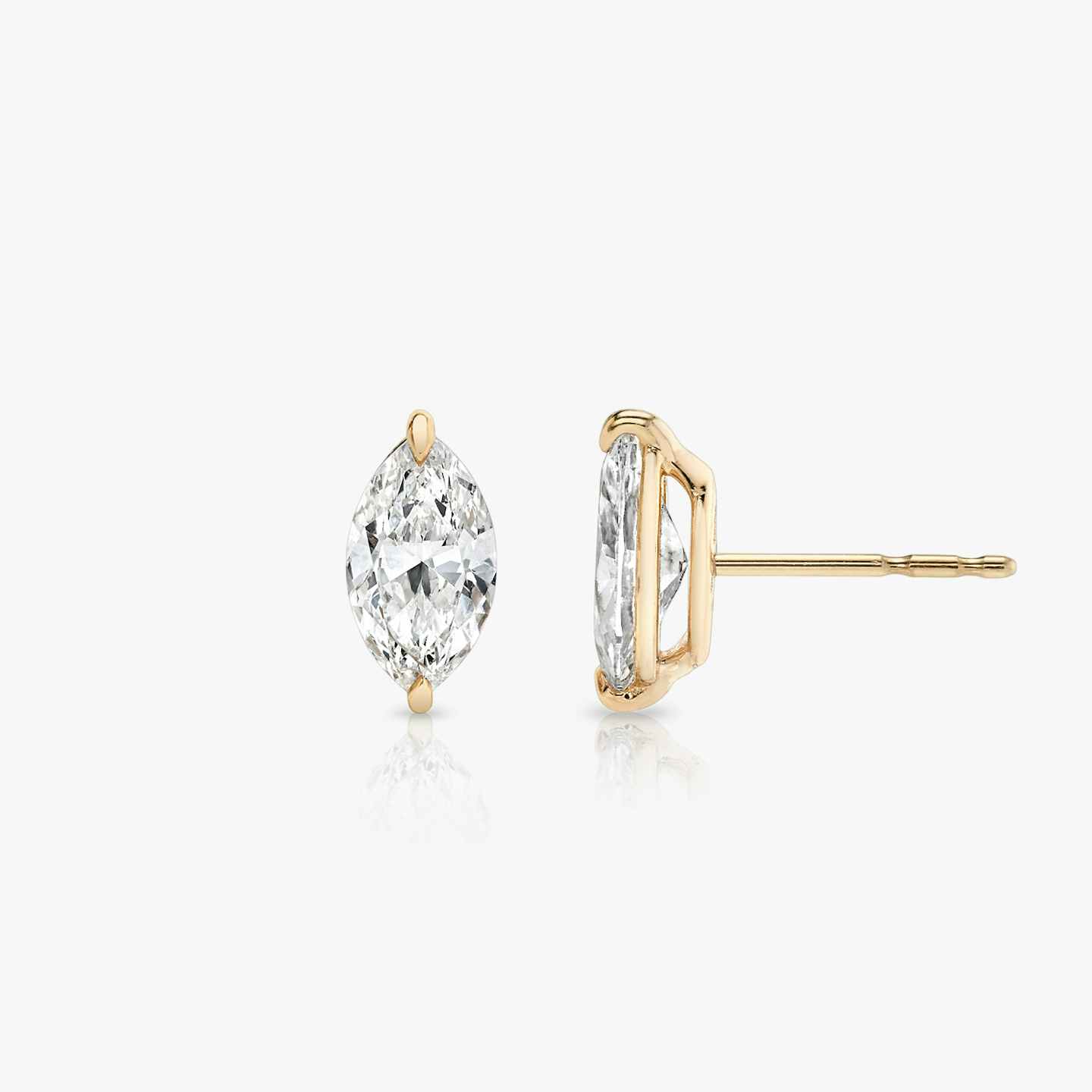 Solitaire Diamond Studs Closeup image of Solitaire Diamond Studs