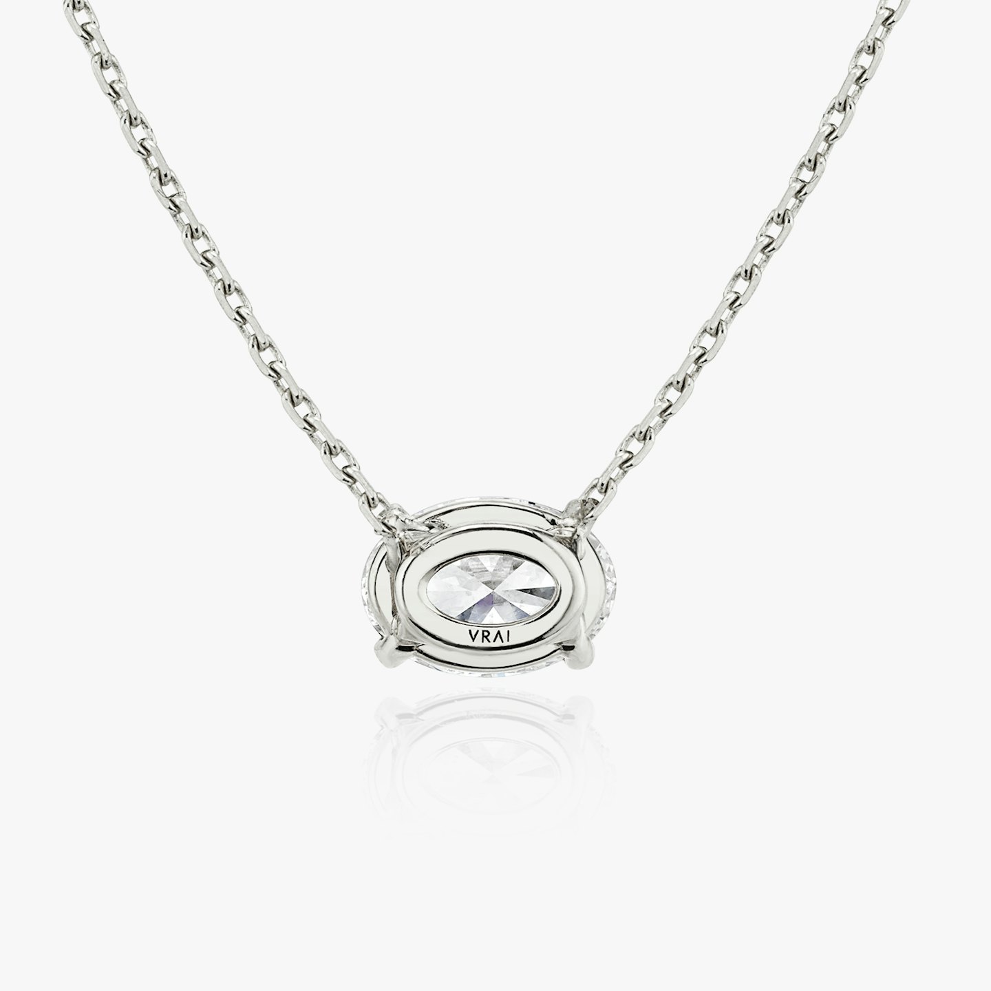 Solitaire Diamond Necklace Closeup image of Solitaire Diamond Necklace