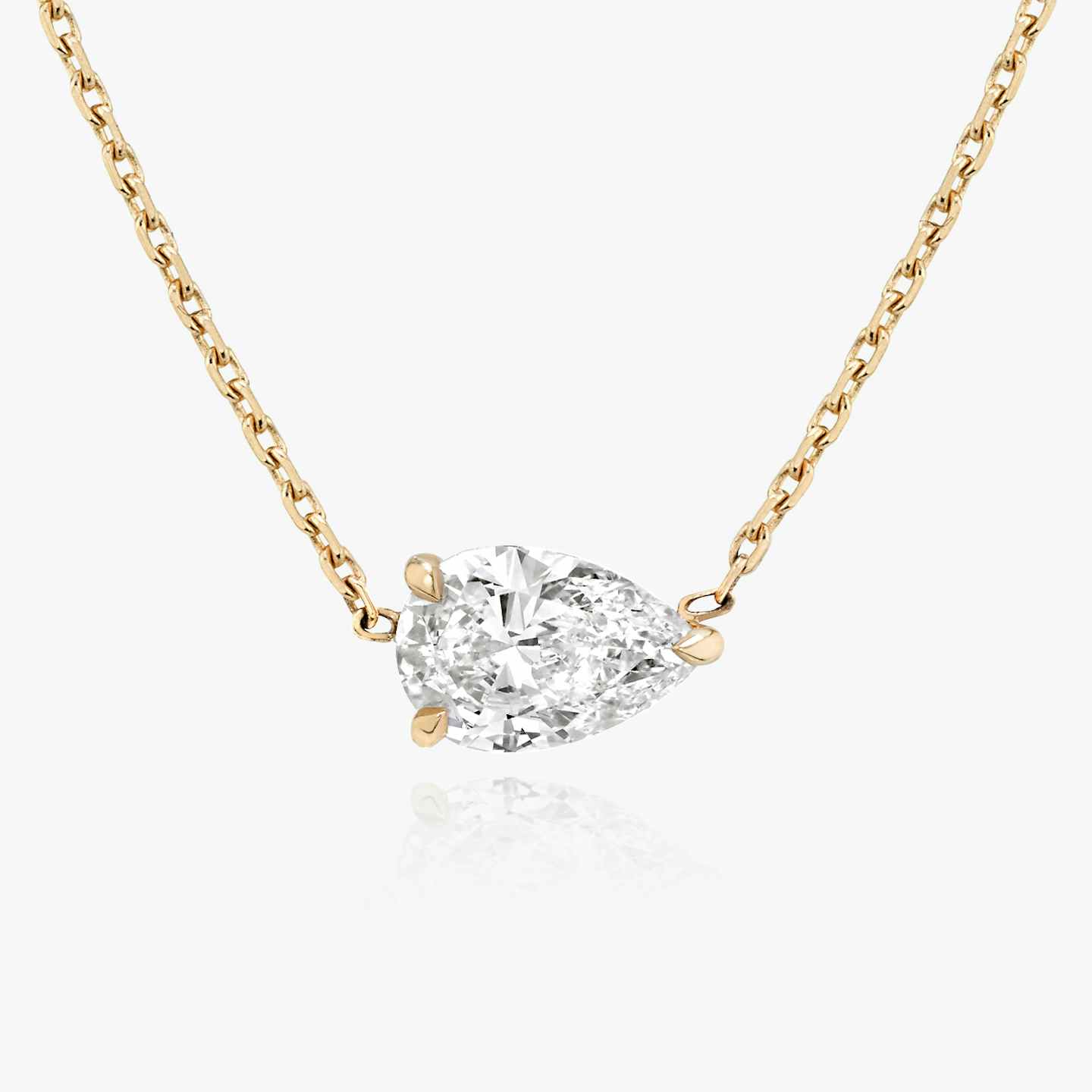 Solitaire Diamond Necklace Closeup image of Solitaire Diamond Necklace