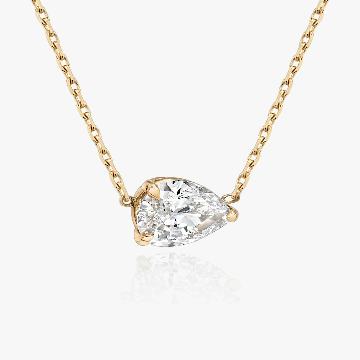 Solitaire Diamond Necklace Closeup image of Solitaire Diamond Necklace