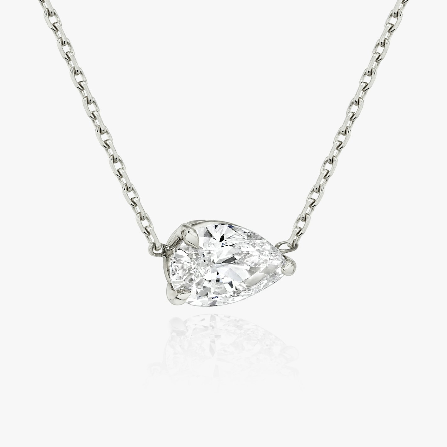Solitaire Diamond Necklace Closeup image of Solitaire Diamond Necklace