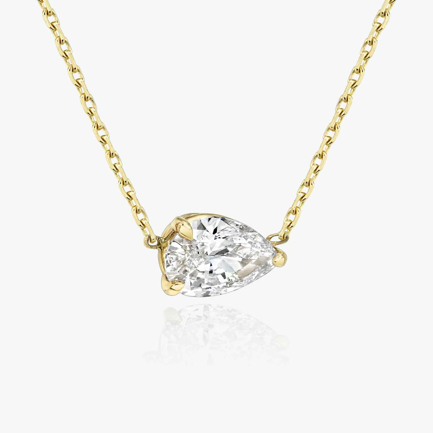 Solitaire Diamond Necklace Closeup image of Solitaire Diamond Necklace
