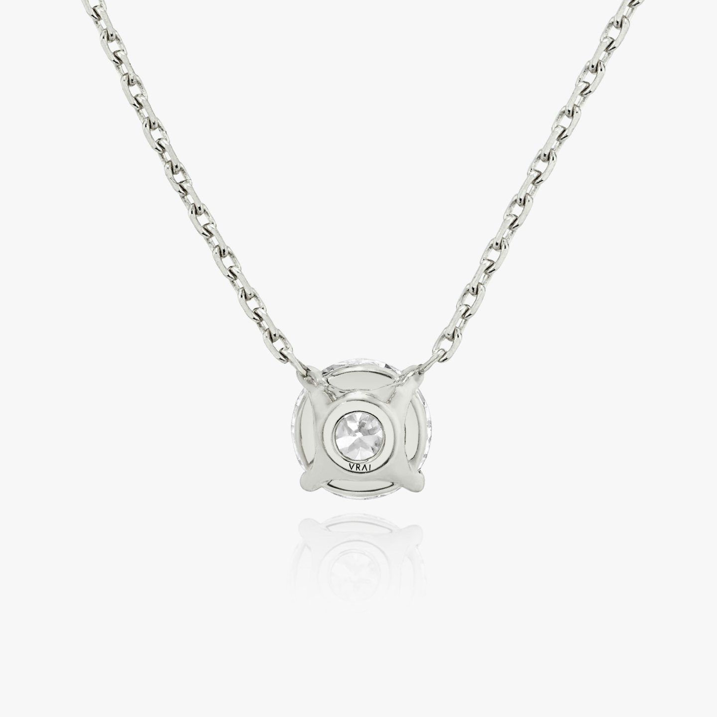 Solitaire Diamond Necklace Closeup image of Solitaire Diamond Necklace
