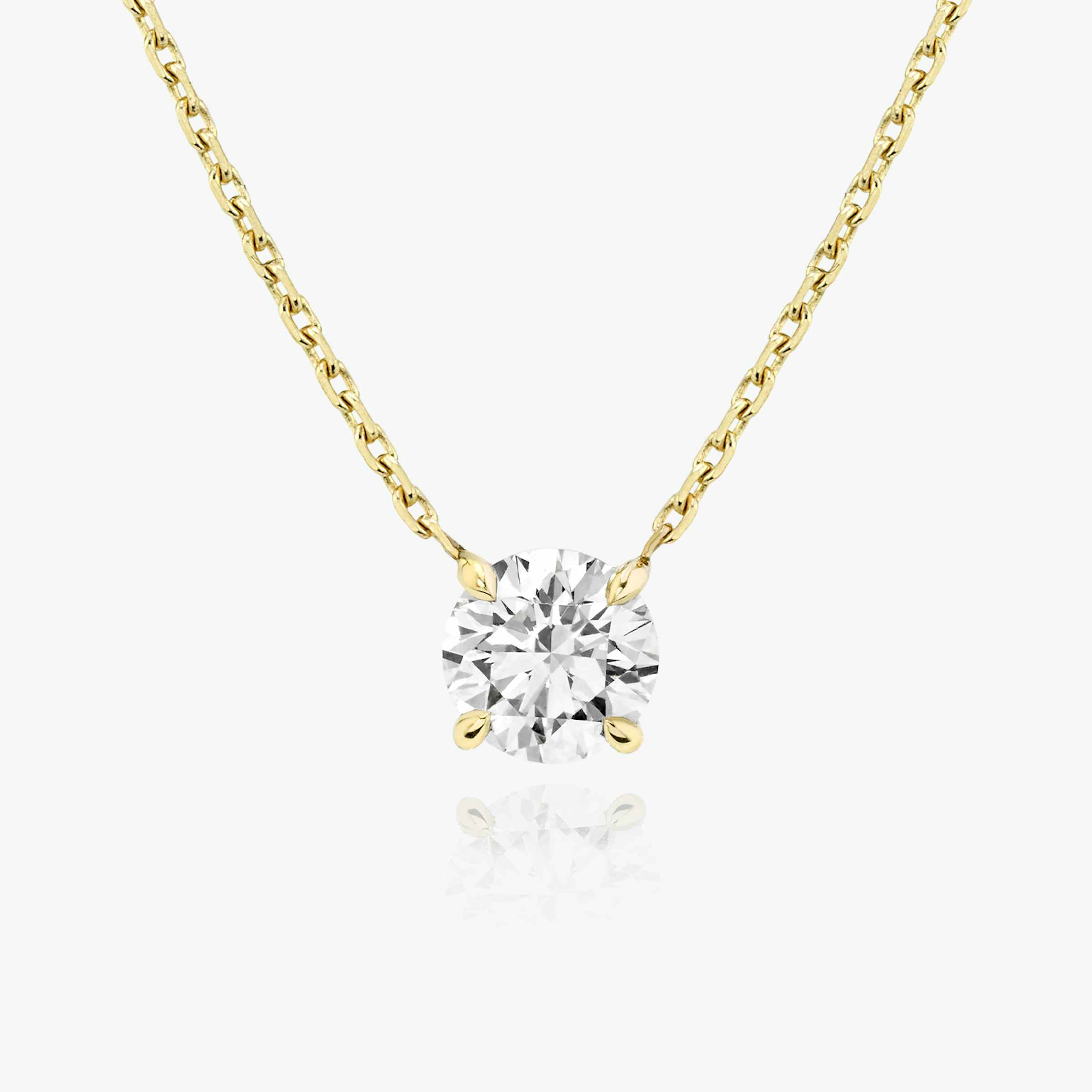 Diamond solitaire pendant Clearance