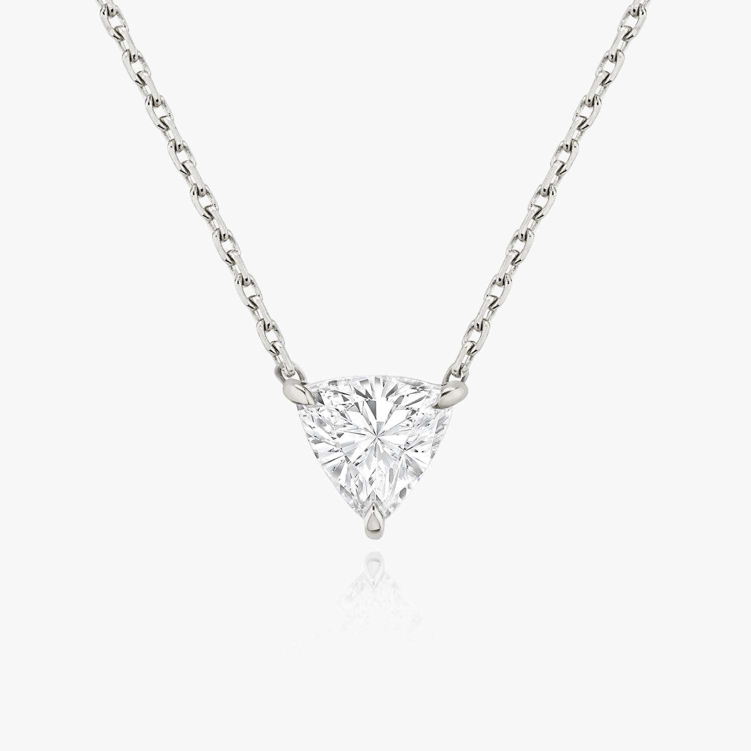Brilliant Diamond 1 1/4 Carat, 14K White Gold 4 Prong Set Round-cut Lab  Grown Diamond Solitaire Stud Pendant Necklace (J, VS-SI) - Yahoo Shopping