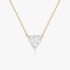 Closeup image of Solitaire Diamond Necklace