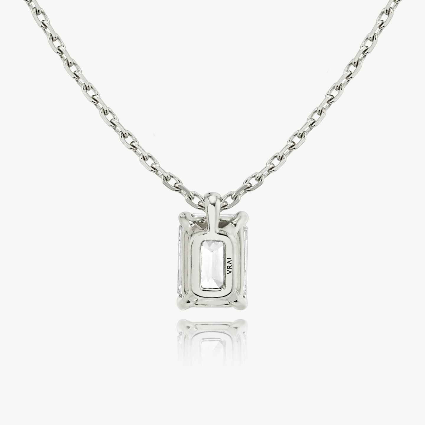 Closeup image of Solitaire Diamond Pendant