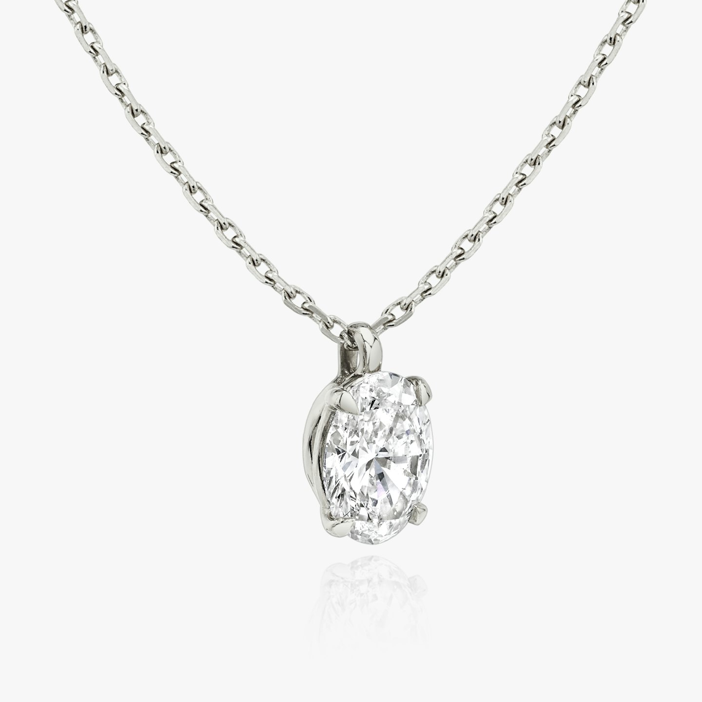 Solitaire Diamond Pendant Closeup image of Solitaire Diamond Pendant