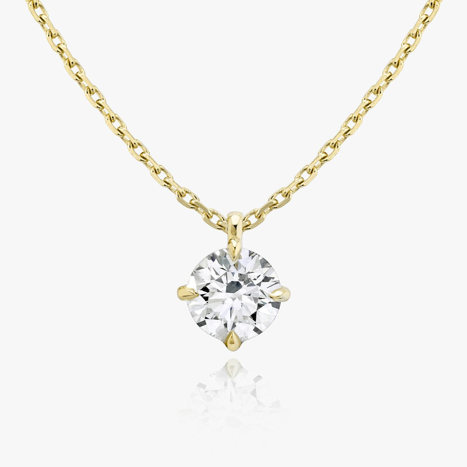 VRAI Solitaire Pendant Marquise Necklaces