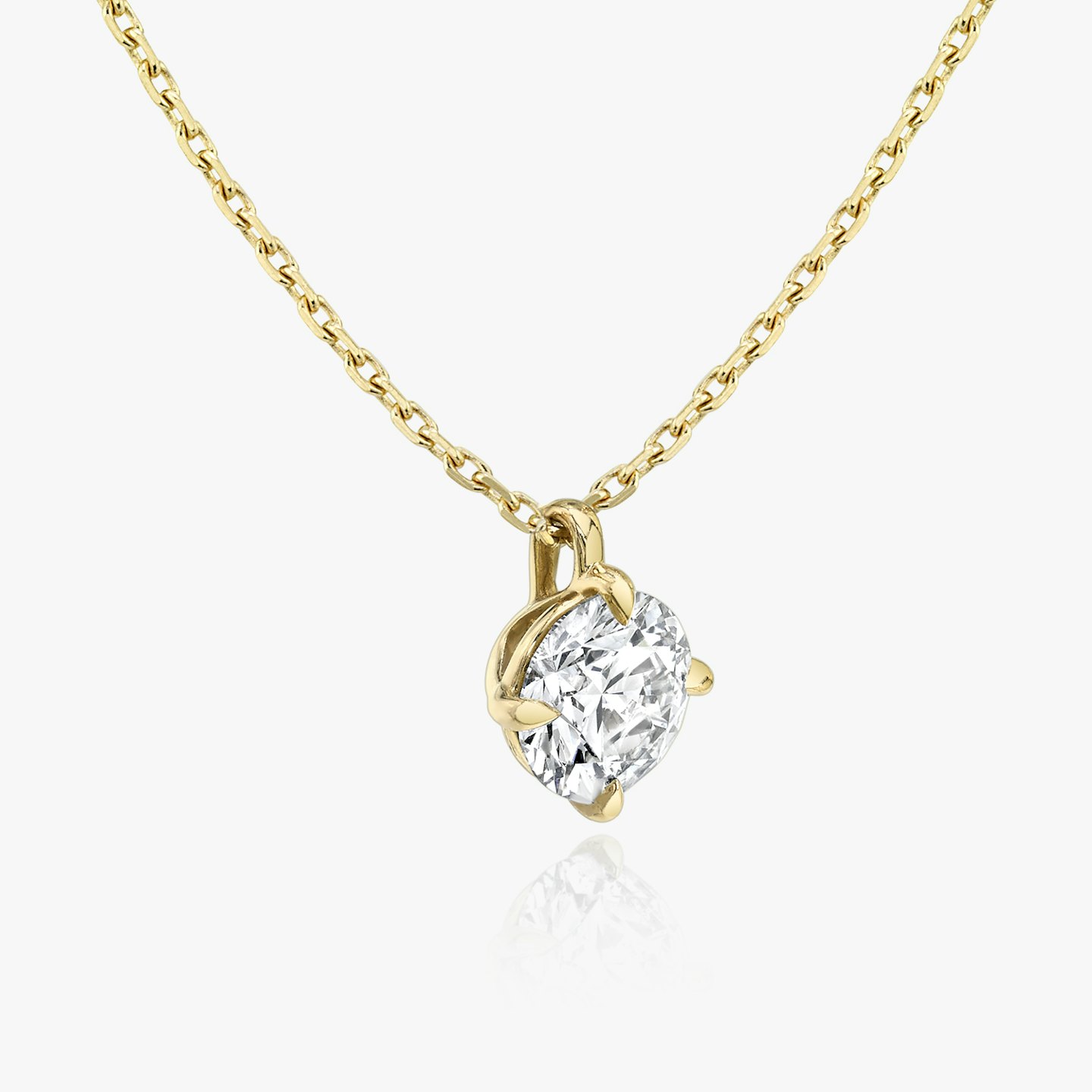 Solitaire Diamond Pendant Closeup image of Solitaire Diamond Pendant