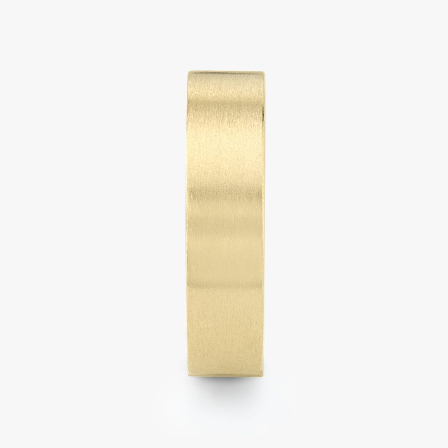 Brushed Flat Band | 18k | yellow-gold