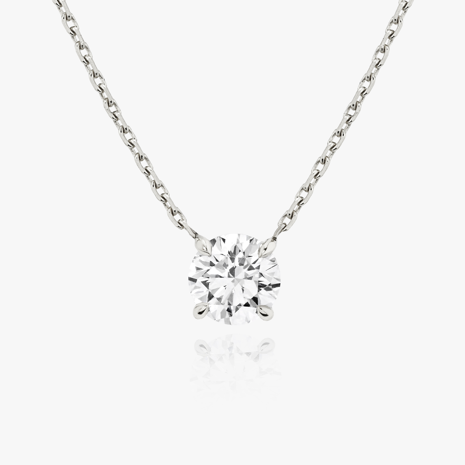 Necklace white Gold and Diamonds - 7th DIAMOND