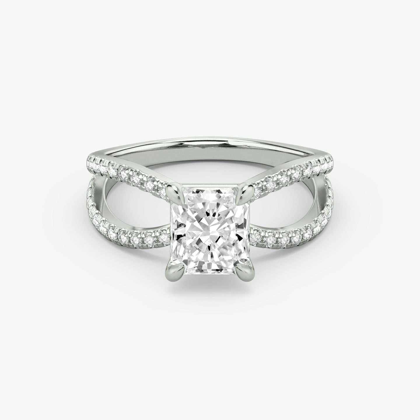 The Duet Radiant Engagement Ring