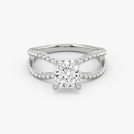 The Duet Radiant Engagement Ring