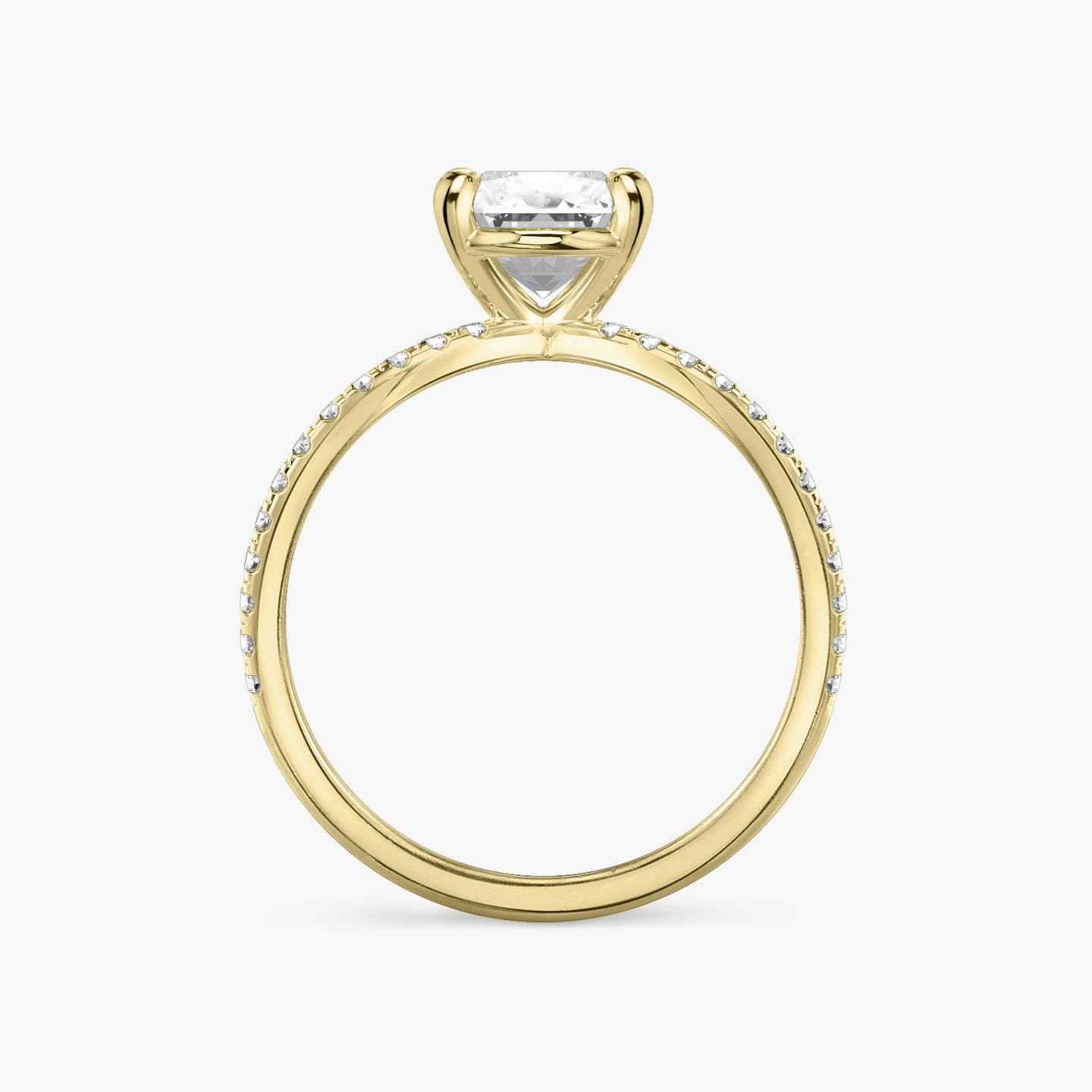 Duet | Radiant | 18k | 18k Gelbgold | Ring: Ring mit doppeltem Pavé-Besatz | Diamantausrichtung: vertical | Karatgewicht: Gesamtbestand ansehen