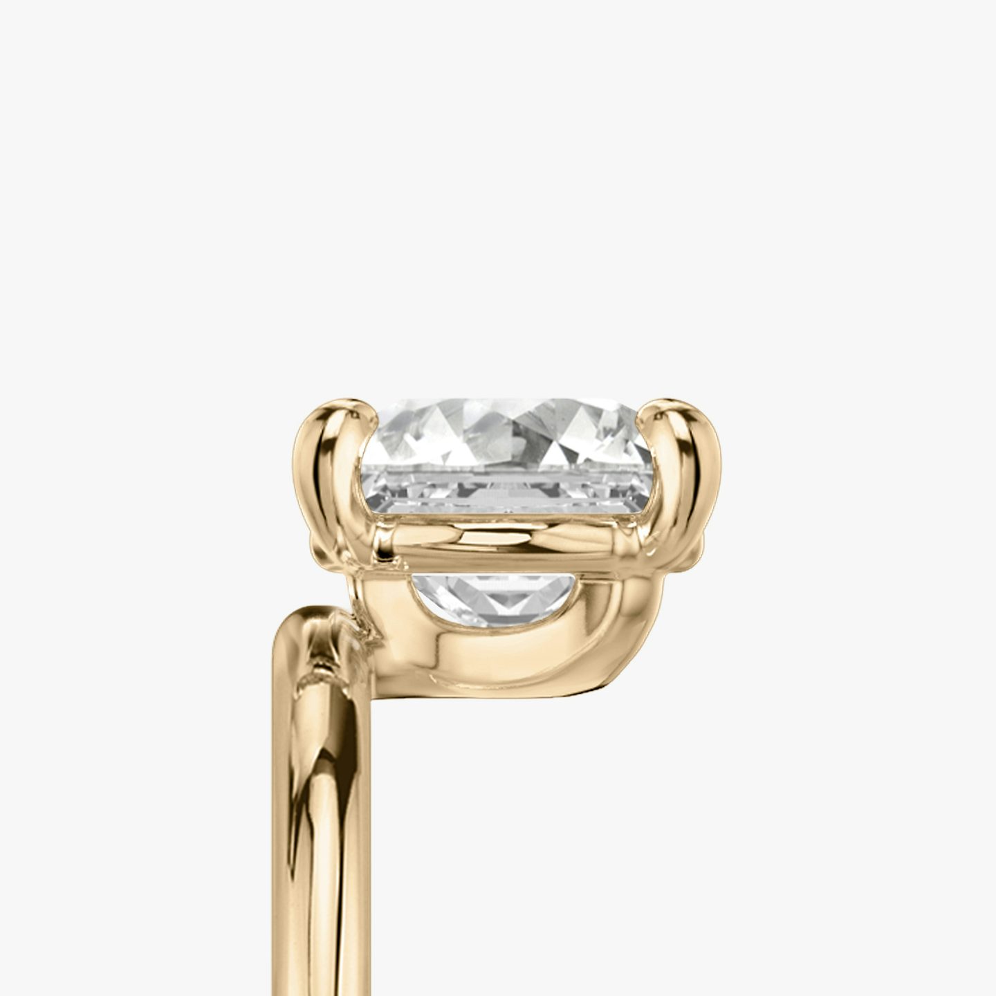 Anillo de compromiso Hover | Asscher | 14k | Oro rosa de 14 quilates | Banda: Simple | Orientación de diamante: vertical | Peso en quilates: Ver stock total