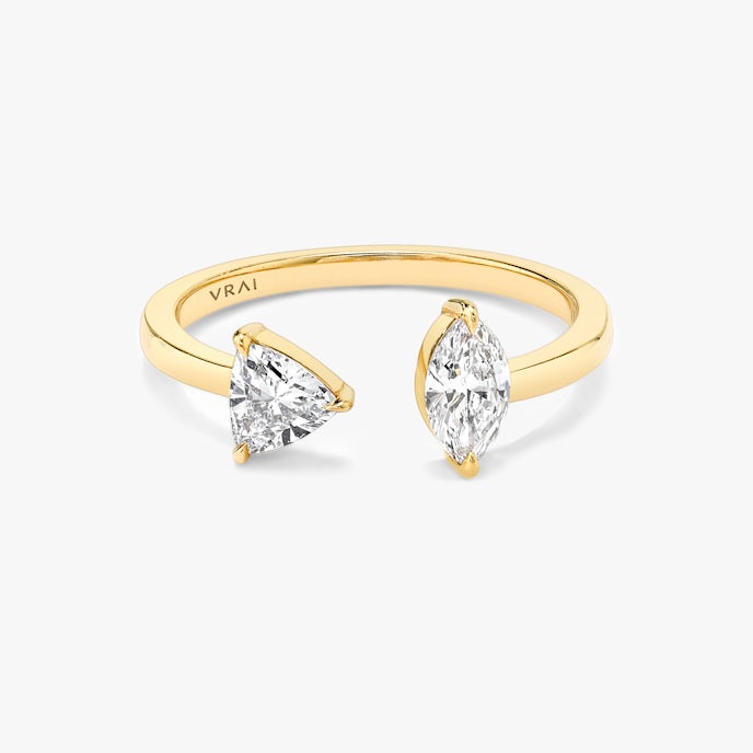 undefined Marquise and Trillion | Yellow Gold