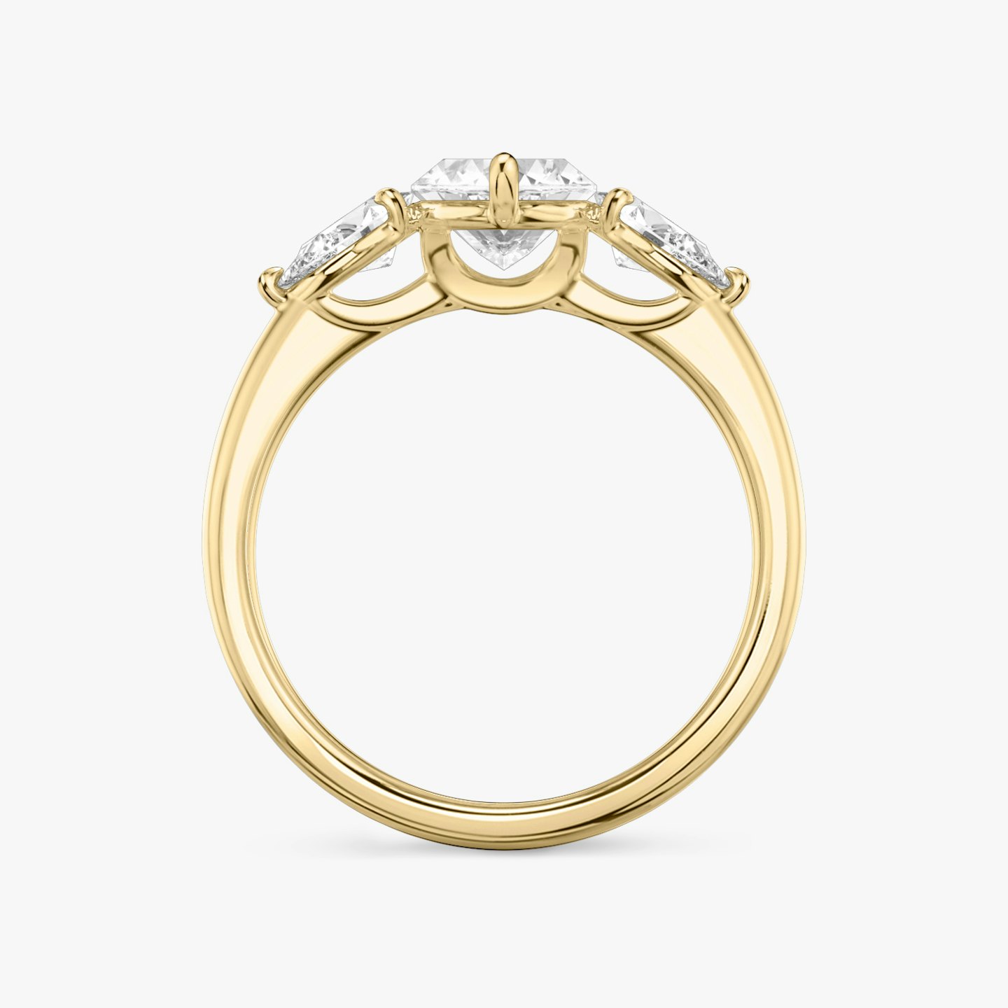 Three Stone Engagement Ring Closeup image of Three Stone Engagement Ring