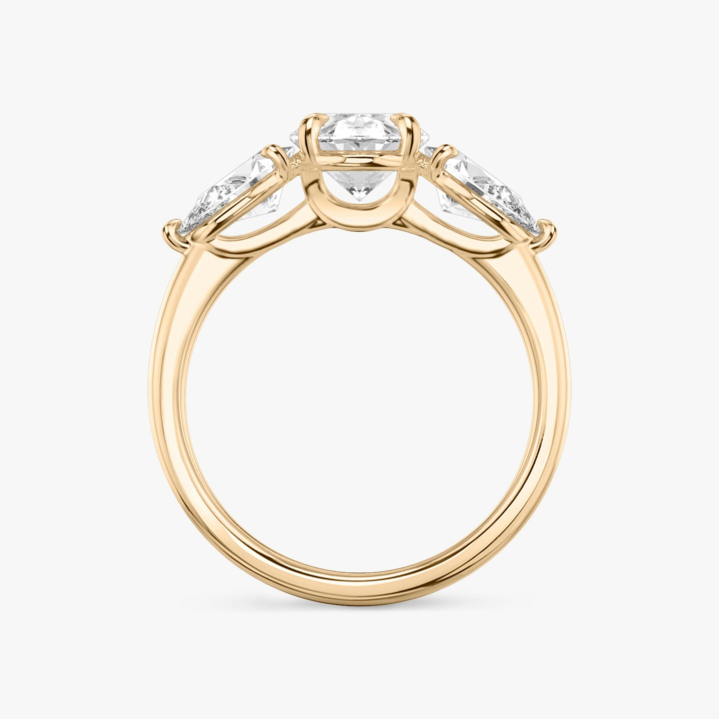 Three Stone Engagement Ring Closeup image of Three Stone Engagement Ring