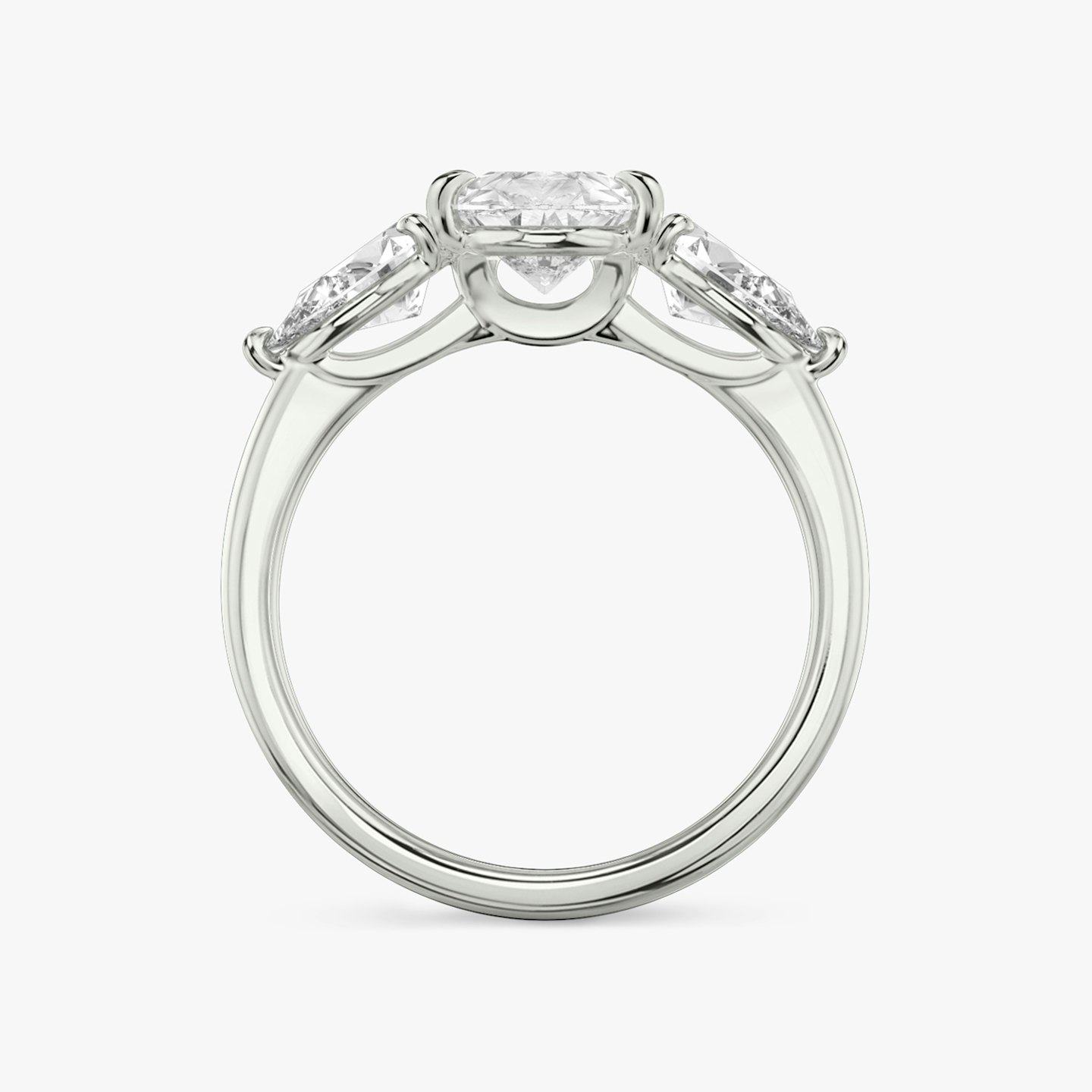 Three Stone Engagement Ring Closeup image of Three Stone Engagement Ring