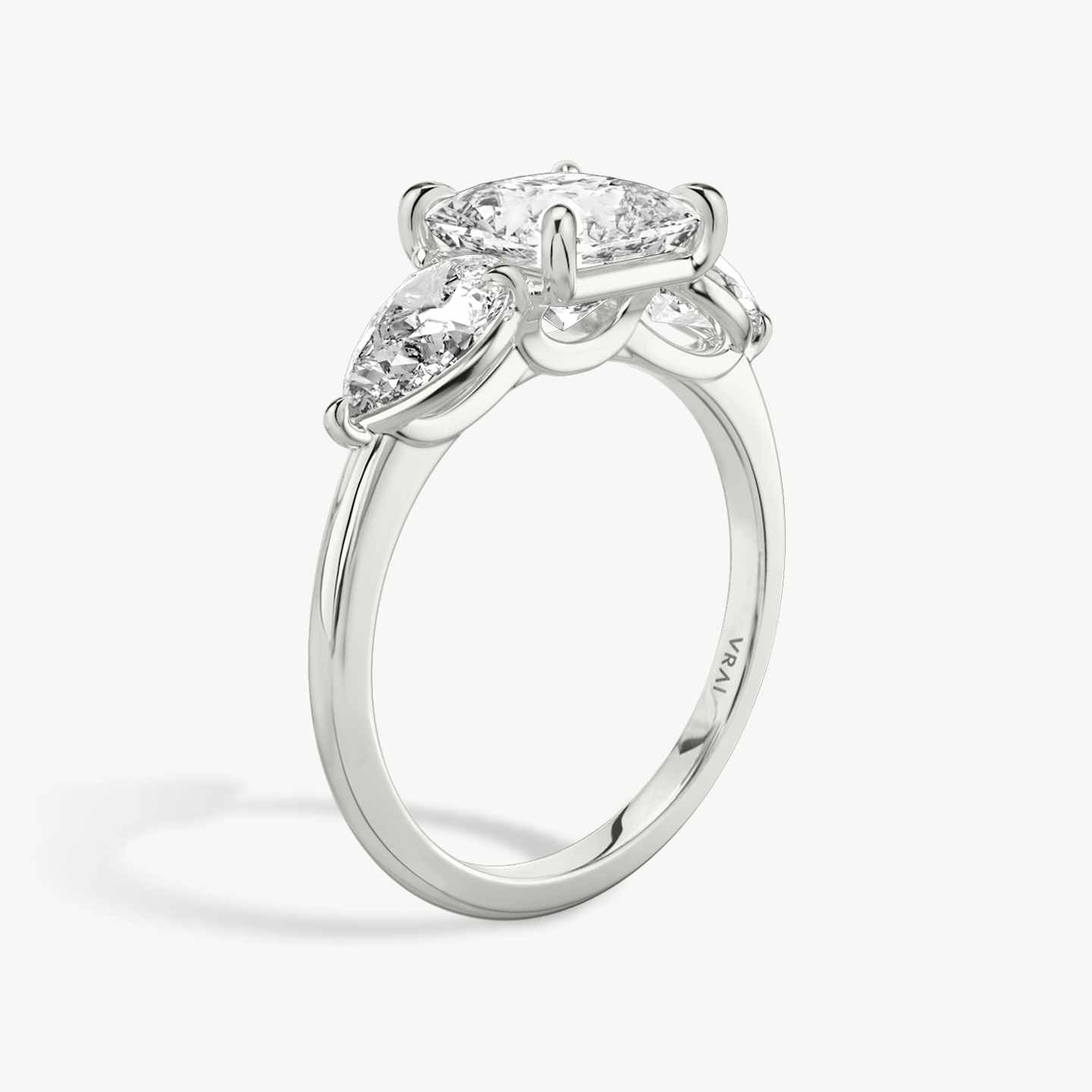 Three Stone Engagement Ring Closeup image of Three Stone Engagement Ring