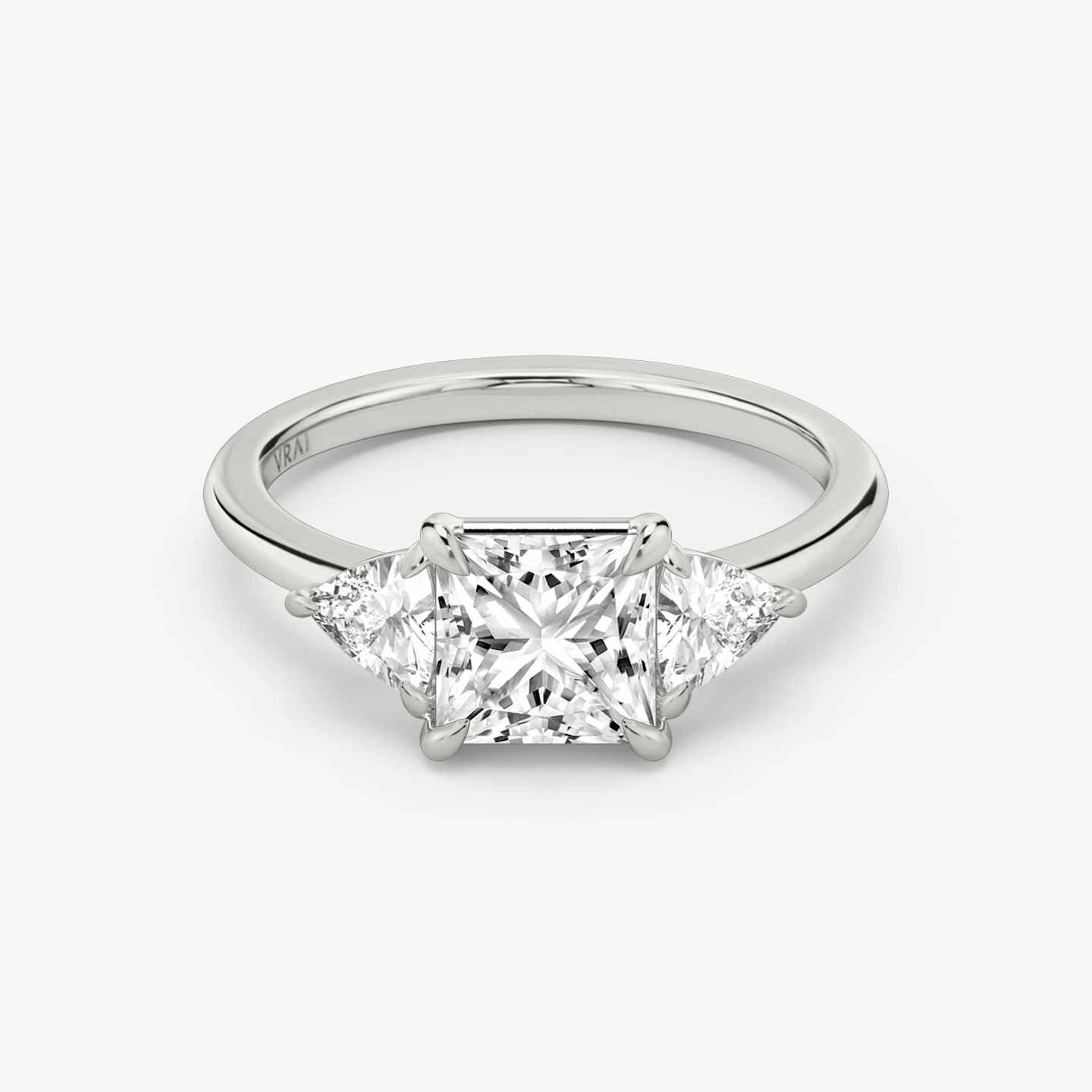 Three Stone Engagement Ring Closeup image of Three Stone Engagement Ring