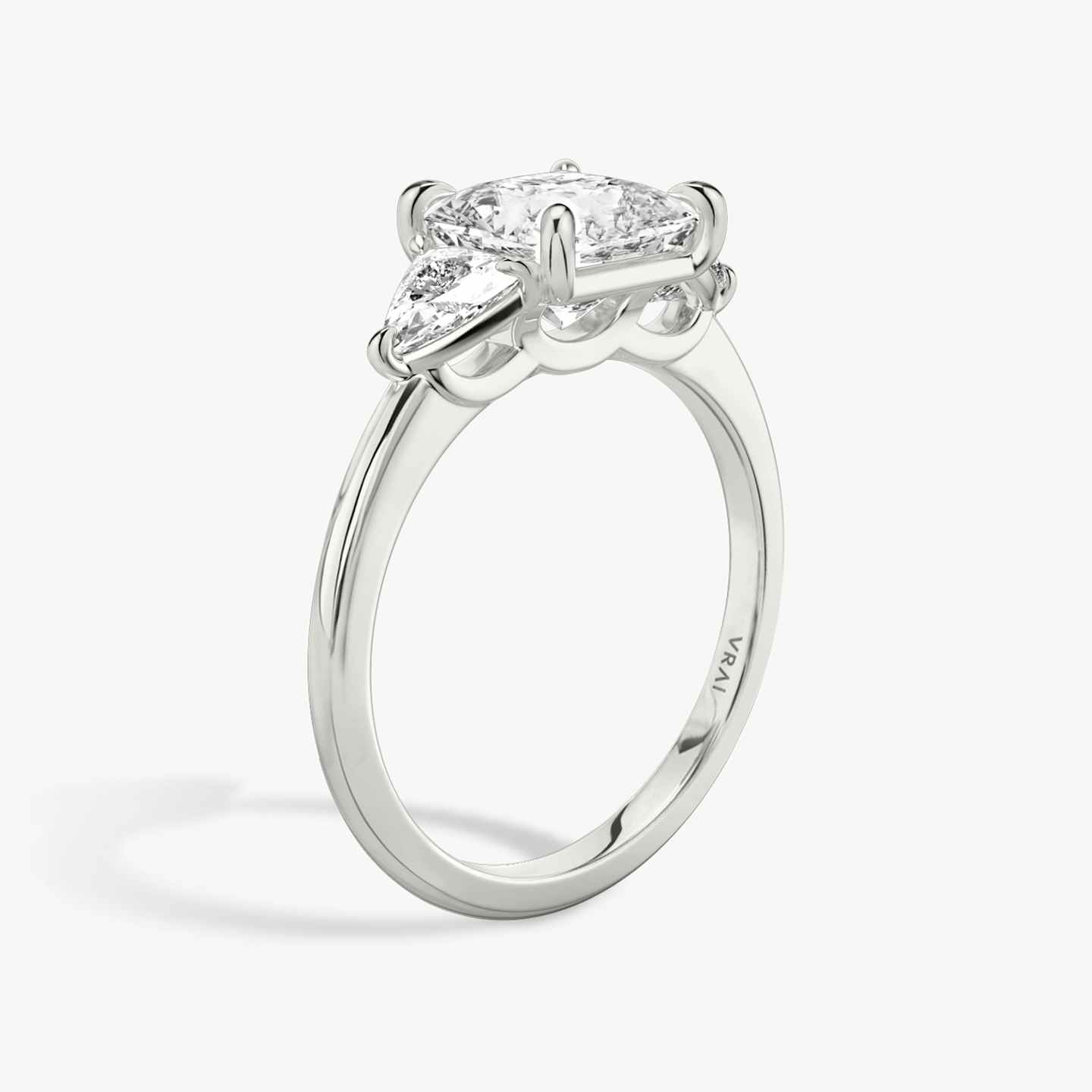 Three Stone Engagement Ring Closeup image of Three Stone Engagement Ring