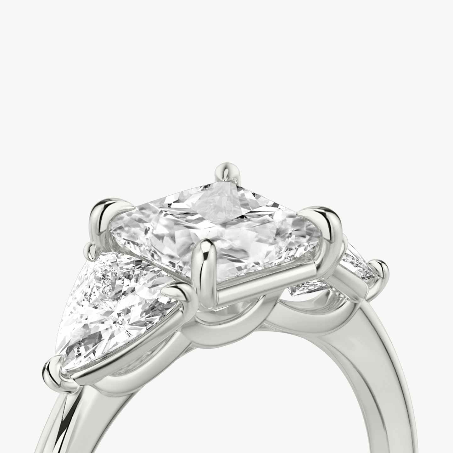 Three Stone Engagement Ring Closeup image of Three Stone Engagement Ring