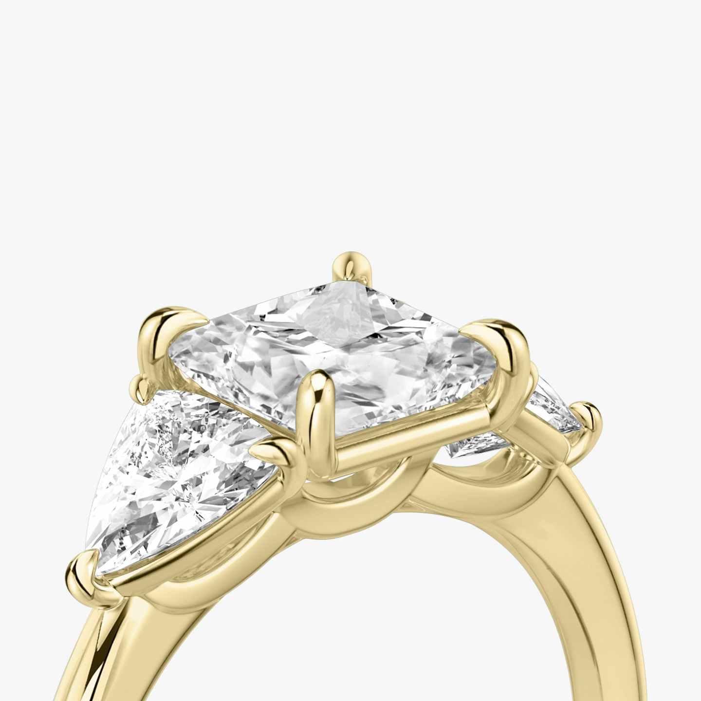 Three Stone Engagement Ring Closeup image of Three Stone Engagement Ring