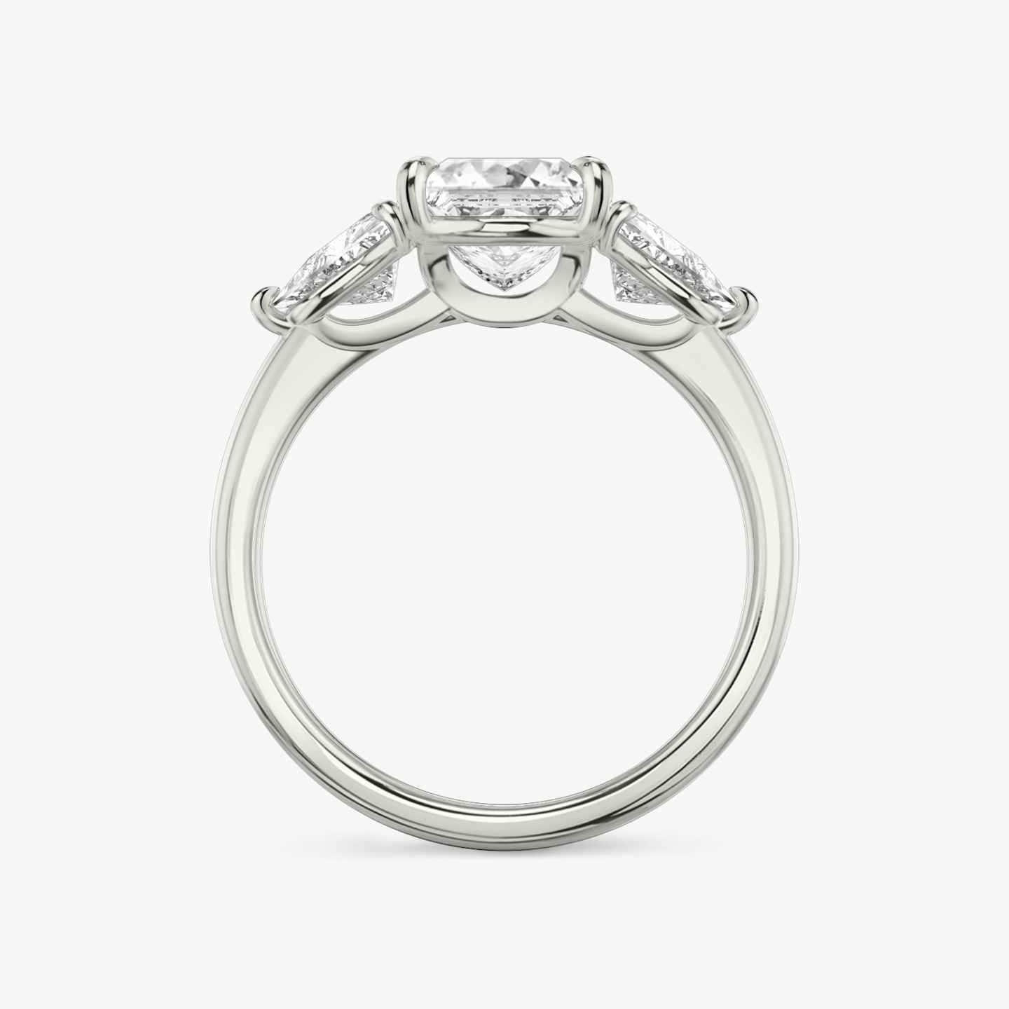 Three Stone Engagement Ring Closeup image of Three Stone Engagement Ring