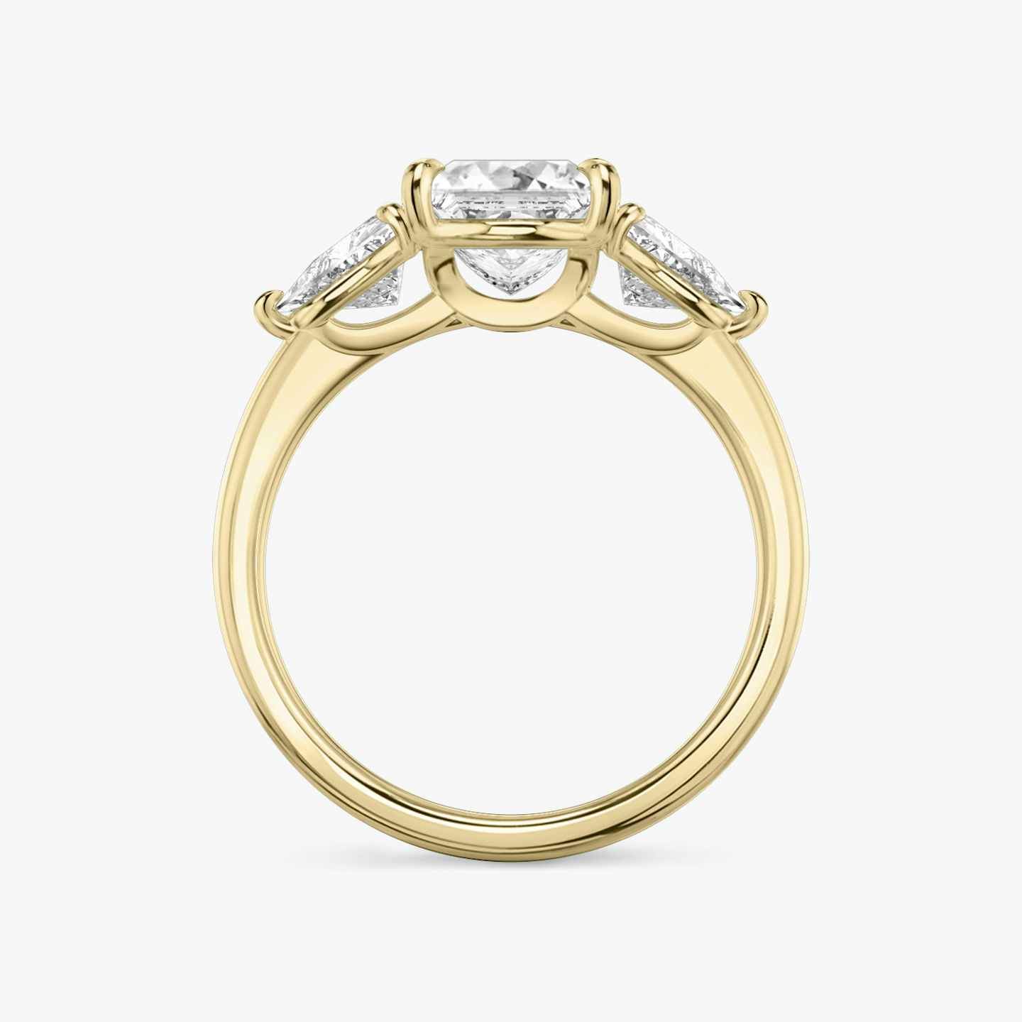 Three Stone Engagement Ring Closeup image of Three Stone Engagement Ring