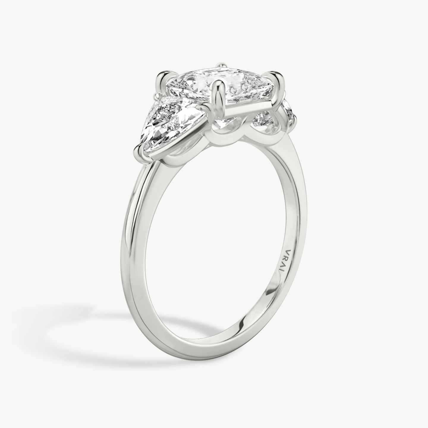 Three Stone Engagement Ring Closeup image of Three Stone Engagement Ring