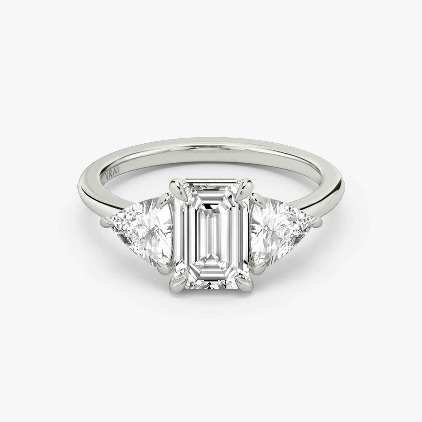 Three Stone Engagement Ring Closeup image of Three Stone Engagement Ring