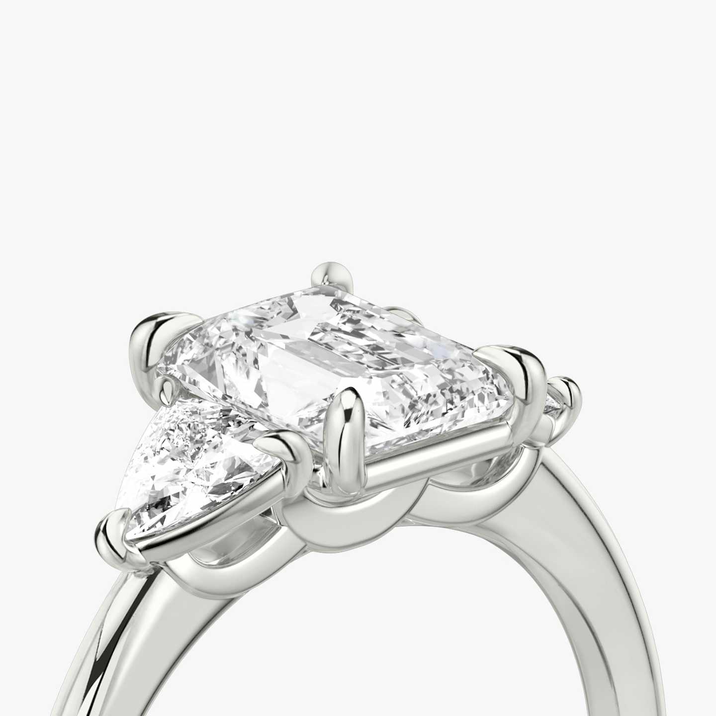 Three Stone Engagement Ring Closeup image of Three Stone Engagement Ring