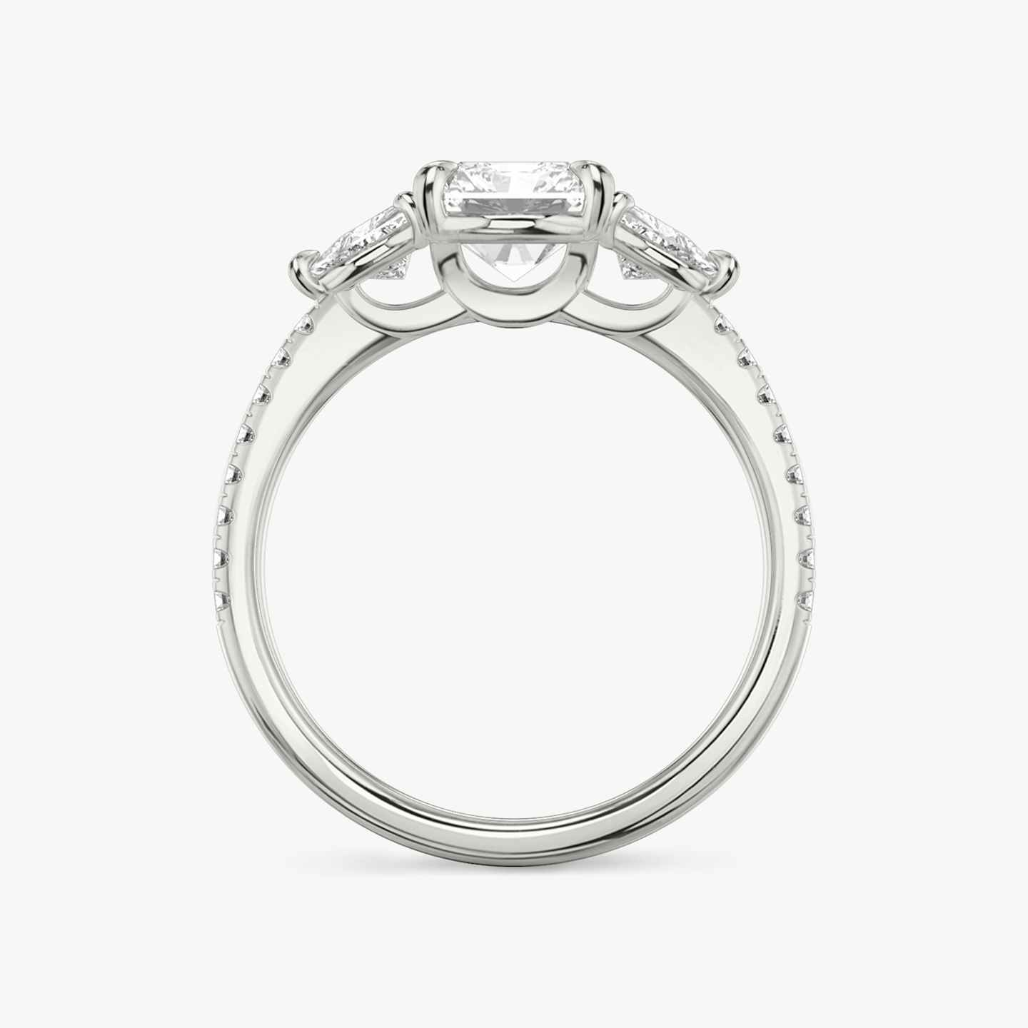Three Stone Engagement Ring Closeup image of Three Stone Engagement Ring