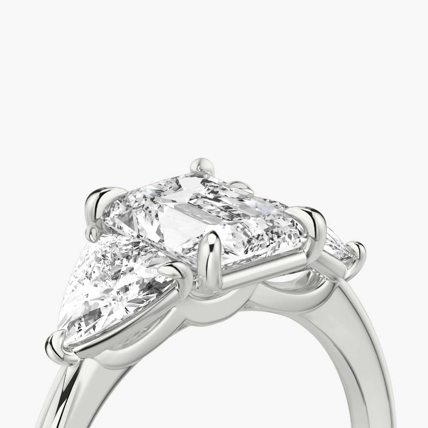 Three Stone Engagement Ring Closeup image of Three Stone Engagement Ring