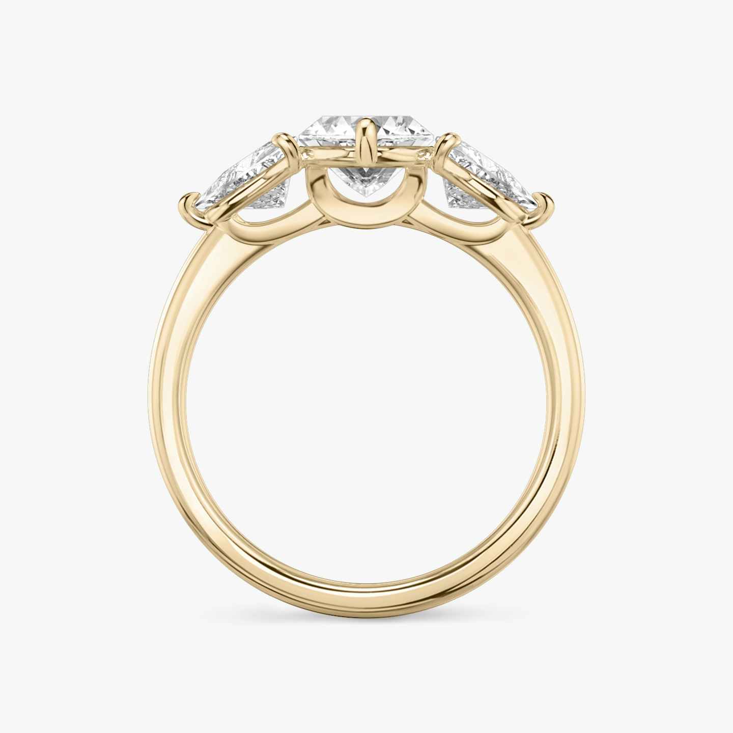 Three Stone Engagement Ring Closeup image of Three Stone Engagement Ring