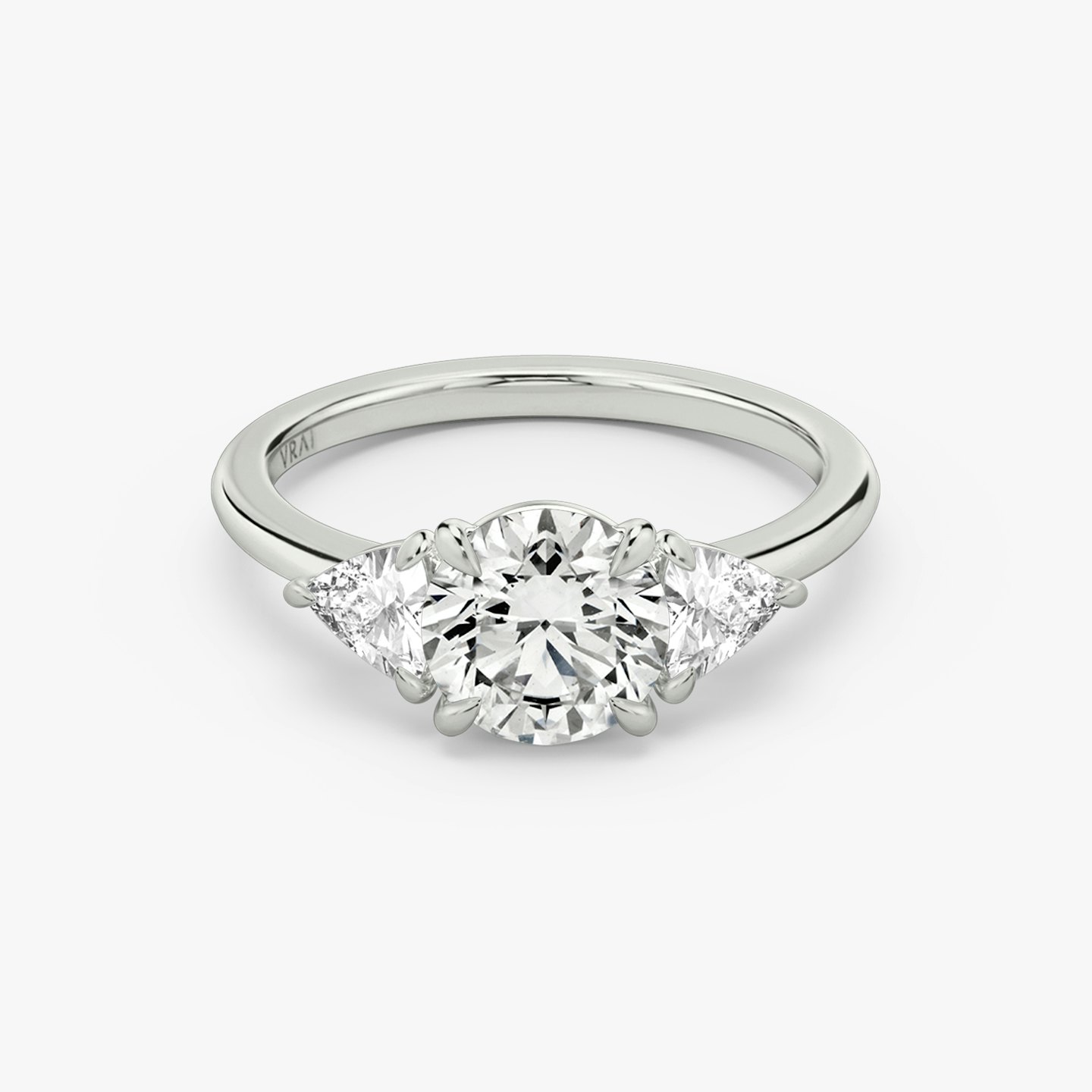 Three Stone Engagement Ring Closeup image of Three Stone Engagement Ring