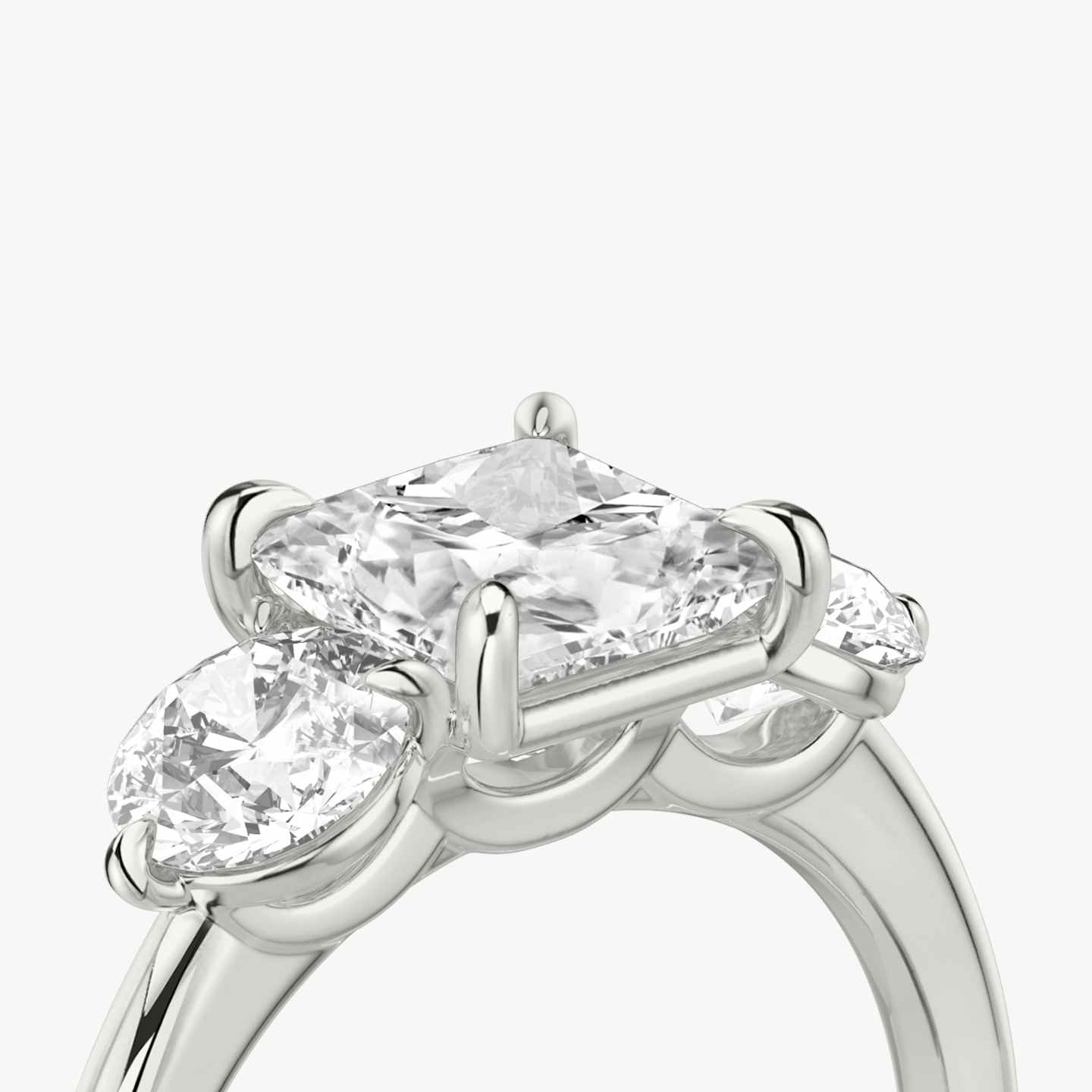 Three Stone Engagement Ring Closeup image of Three Stone Engagement Ring